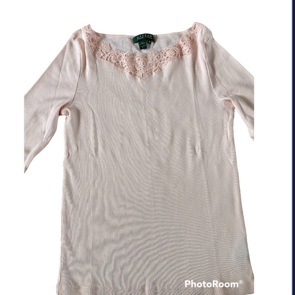 Ralph Lauren Floral Ruffle Longsleeve top